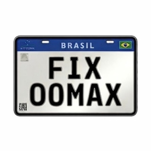Placa Mercosul Moto